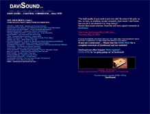 Tablet Screenshot of davisound.com